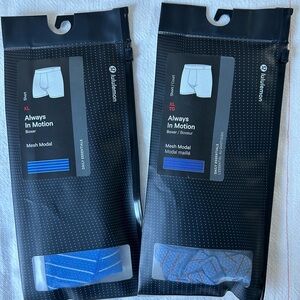 Lot of 2 - Lululemon Always in Motion Boxer Briefs - XL, NWT